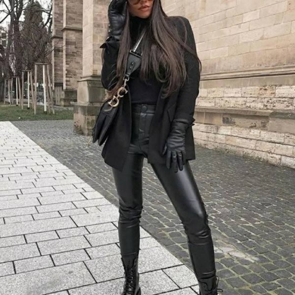 Zara Pants - Zara faux leather pants